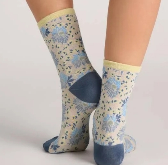 Ted Baker Women's Non Terry 3 Pack Pattern Crew Dress Socks - Picture 5 of 7